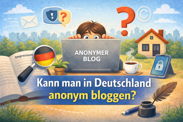 Kann man in Deutschland anonym bloggen?