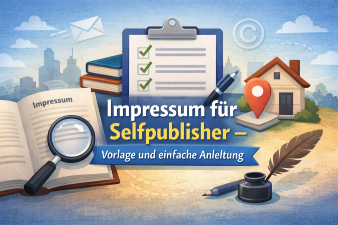 Impressum für Selfpublisher – Vorlage und einfache Anleitung